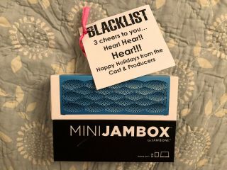 Nbc Series: The Blacklist " Film Crew " Wrap Gift " Jawbone Mini Jambox  "