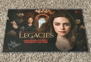 Sdcc 2018 Cw Legacies Tv Series Signed Autograph Poster Limited