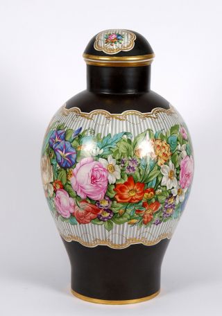 A Huge Antique Nymphenburg Vase By Prof.  Wackerle Signed