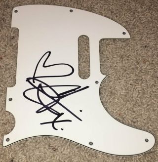 Christina Aguilera Signed Autograph Telecaster Guitar Pickguard W/proof