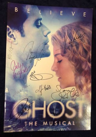 Ghost Broadway Cast Souvenir Program Signed Cassie Levy