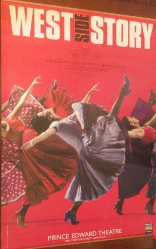 40x60 " Huge Subway Poster West Side Story Prince Edward Theatre London 1998 Nos