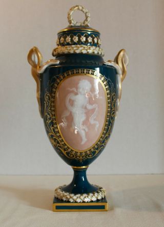 Rare & Meissen Pate Sur Pate Vase 19th Century