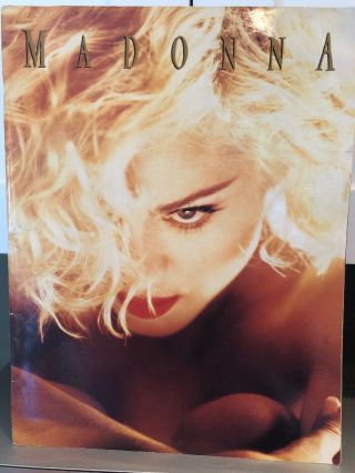 Extremely Rare Madonna Dancers Musicians Signed Blond Ambition Tour Program 1990