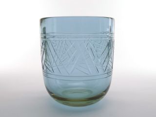 1920s - 1930s Art Deco,  Colour Changing Glass Vase In Neodymium Alexandrite