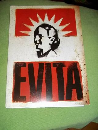 Evita,  2011 Broadway Revival Souvenir Program,  Ricky Martin,  Elena Roger,