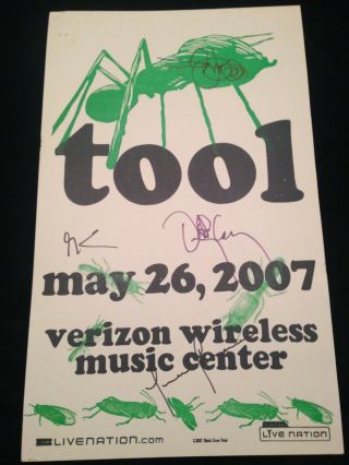 Tool Signed Poster Autograph All 4 Maynard James Keenan Limited Edition Hatch