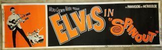 Elvis Presley In Spinout An 1966 24x82 Movie Poster Banner
