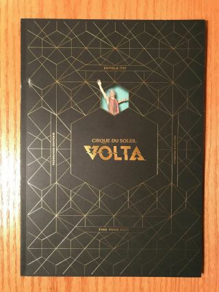Cirque Du Soleil Volta Souvenir Program Official On Site Guide Book & Poster