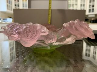 DAUM CRYSTAL ROSES BOWL (Coupe) X01672 $1,  930 (MSRP) 2