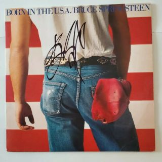 Bruce Springsteen Signed Autographed " Born In The Usa " Album,  Beckett