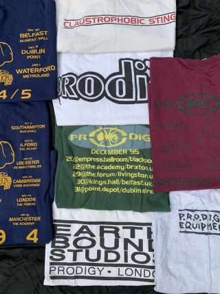 The Prodigy Tour T Shirts x 8 - 1994/95 - Collectors Items 4