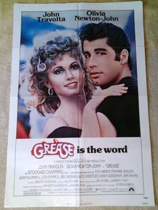 Grease One Sheet Movie Poster 1978 27 X 41