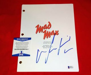 Mel Gibson Mad Max Signed Autograph Movie Script Beckett Bas Action