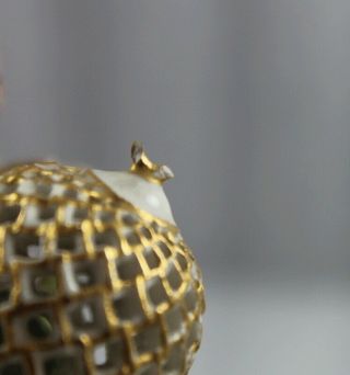 Meissen Porcelain Lady & Bird Cage Sense of Touch Feeling Figurine E4 8