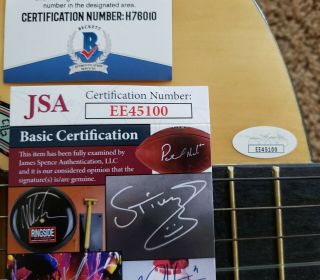 UB40 SIGNED GUITAR ASTRO & MICKEY VIRTUE RED RED WINE I GOT YOU BABE BAS JSA 3