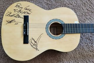 UB40 SIGNED GUITAR ASTRO & MICKEY VIRTUE RED RED WINE I GOT YOU BABE BAS JSA 6