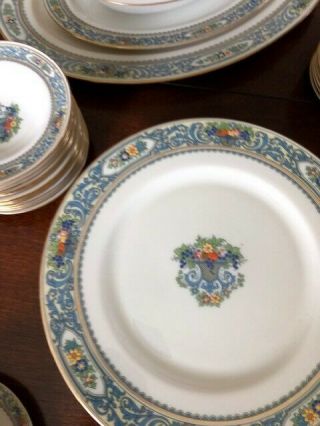 LENOX AUTUMN 72 PIECE SET SERVICE FOR 12 Gold Marked 2