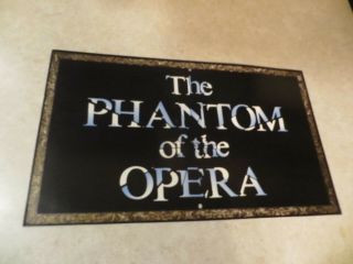 The Phantom Of The Opera Cardboard Double Sided Advertising Famous Sign