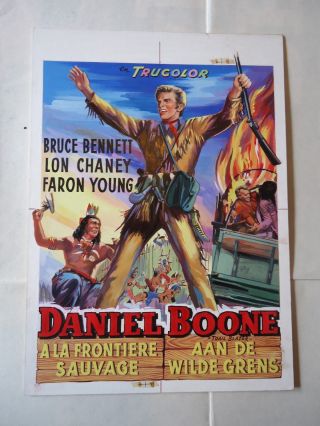 Western/ Daniel Boone.  Trail Blazer/original Belgian Maquette
