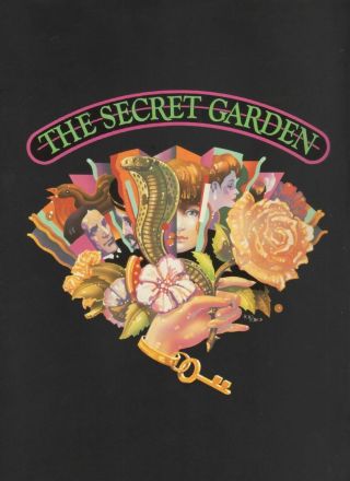 " The Secret Garden " Broadway Souvenir Program 1991 Obc Daisy Eagan