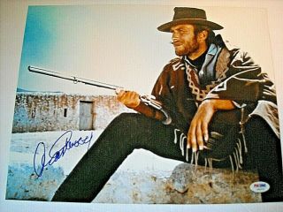 Clint Eastwood Signed Autographed 11x14 Photo The Outlaw Josie Wales Psa/dna Loa