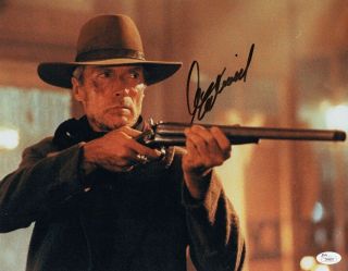 Clint Eastwood Signed Autographed 11x14 Photo The Unforgiven Shotgun Jsa Z99855