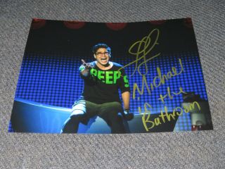 George Salazar Be More Chill Autographed 8x10 Broadway Photo Michael Bathroom