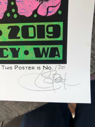 Dave Matthews Band - Chuck Sperry - Gorge - 8/31/2019 - Poster (1700/1700) 8