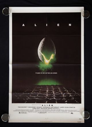 Alien,  1979,  One Sheet Movie Poster