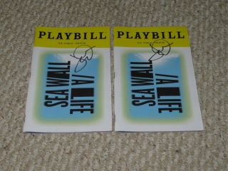 Jake Gyllenhaal Signed Sea Wall A Life Broadway Public Playbill