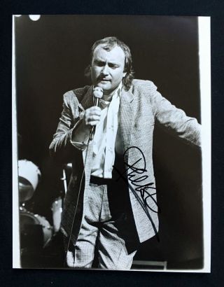 Phil Collins - Genesis - 8x10 Photo - Signed Autograph Hollywood Posters