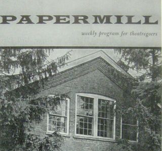 My Fair Lady Paper Mill Playhouse Theatre Program 1964 Nj Michael Evans Moser
