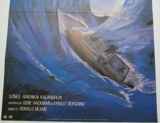 Hungarian Movie Poster,  The Poseidon Adventure,  Gene Hackmann,  One Sheet 2