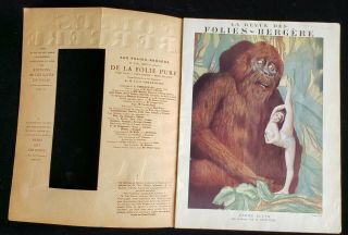 1929 Folies Bergere Program,  Burlesque,  Girlie Flapper Photos,  French Follies 4