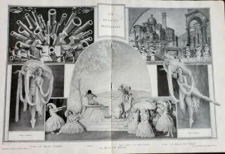 1929 Folies Bergere Program,  Burlesque,  Girlie Flapper Photos,  French Follies 5