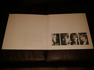 The Beatles White Album 1968 No.  0004642 MONO PMC7067 - 8 EMI UK Top Opening Sleeve 3