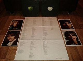 The Beatles White Album 1968 No.  0004642 MONO PMC7067 - 8 EMI UK Top Opening Sleeve 6