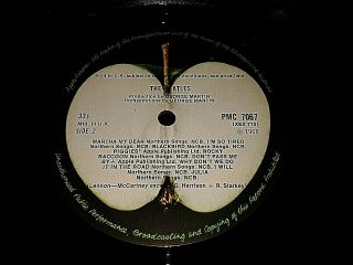 The Beatles White Album 1968 No.  0004642 MONO PMC7067 - 8 EMI UK Top Opening Sleeve 9