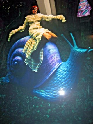 Tori Amos - Riding Purple Snail - High Gloss Medium - Rich Color - 24 x 33 