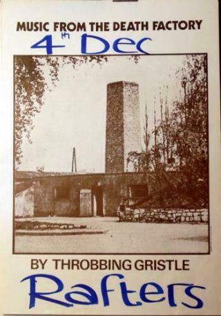 Music From The Death Factory - Rafters 4.  Throbbing Gristle Uk Poster Promo