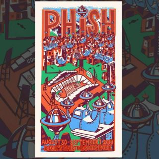 Phish Dicks 2019 Poster - Jim Pollock