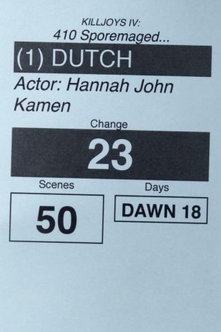 Killjoys Dutch Hannah John - Kamen Screen Worn Nightgown Ep 410 4