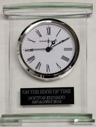Doctor Zhivago Broadway Cast & Crew Only Opening Night Clock