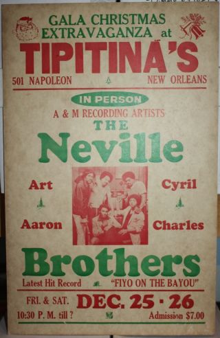 Neville Brothers In Person @ Tipitina 