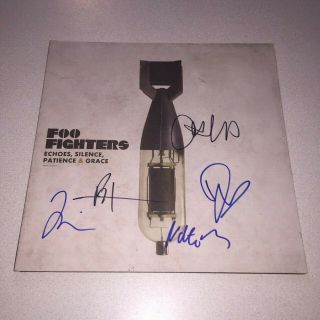 Foo Fighters Signed Autographed Echoes Silence Album David Grohl,  4 Beckett Loa