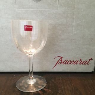 Baccarat Montaigne Optic Set Of 12 Wine Goblets 2,  Height 6 3/8”,