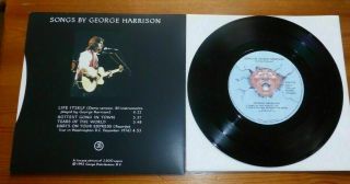 SONGS BY GEORGE HARRISON VOLUME 2 BOOK & SINGLE.  SIGNED.  BEATLES.  GENESIS. 6