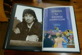 SONGS BY GEORGE HARRISON VOLUME 2 BOOK & SINGLE.  SIGNED.  BEATLES.  GENESIS. 8