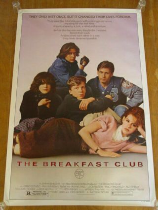 The Breakfast Club (1985) movie poster - single - sided - rolled 2